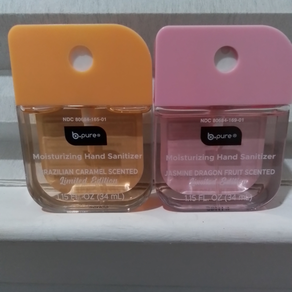 b-pure Hand Sanitizer Set - Orange and Pink